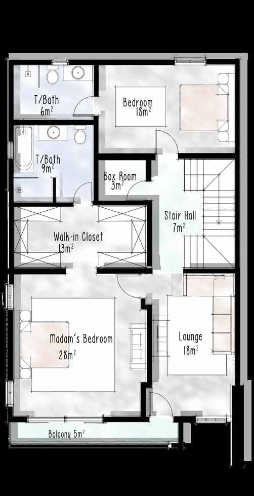 Oakville 5-Bedroom Semi-Detached Duplex (Semi-Finished) – Katampe 1, Cosgrove — photo 4