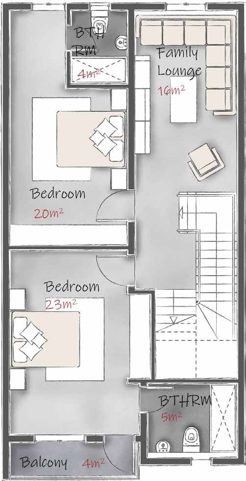 Acacia 4-Bedroom Terrace Duplex (Semi-Finished) – Katampe Lot 1, Cosgrove — photo 4